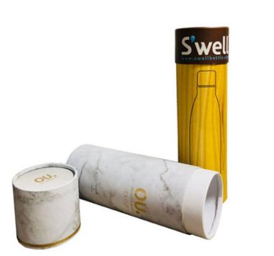 China 150GSM Round Paper Tube Packaging Litho 4C Cardboard Tube Containers for sale