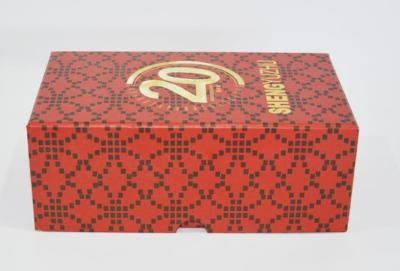 China caja compensada de la caja de regalo del papel de la cartulina 1200G que imprime la laminación brillante en venta