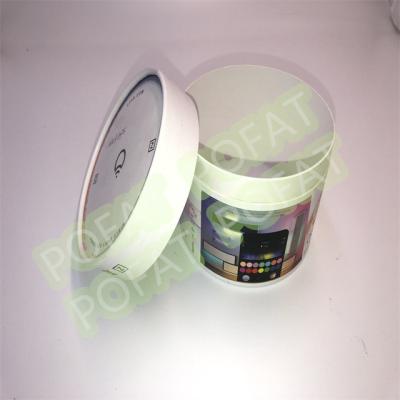 China 6C Eco Friendly Paper Tube Packaging Cardboard Canisters With Lids for sale