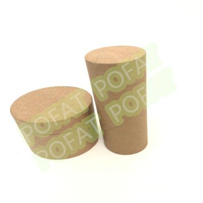 China FSC C1S Paper Cylinder Box For Packaging Glossy Cylindrical Paper Container for sale