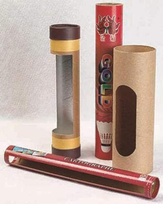 China CMYK Paper Tube Containers With Lids Litho 6C Paper Tube Package for sale
