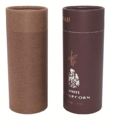 China ODM 150mm Brown Paper Tube Packaging 40mm Corrugated Cardboard Tube for sale