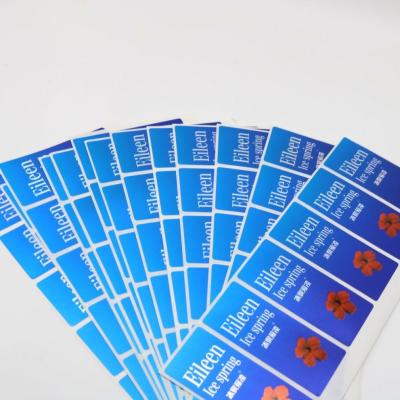 China Offset Printing Label Stickers Paper / Vinyl / PVC Glossy Matte Surface Finishing for sale