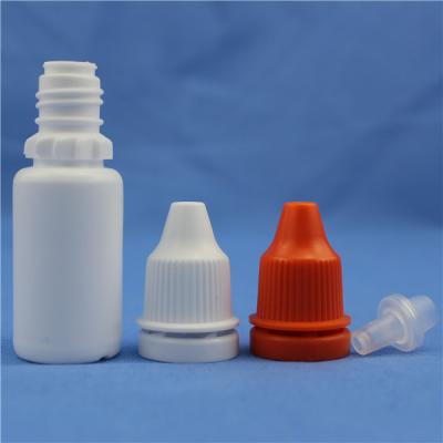 China 10ml ldpe soft eye plastic squeeze dropper bottle with red cap for sale