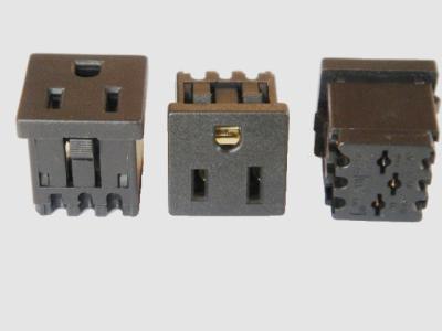 China Plastic Body Electrical American Plug Power Socket With UL C-UL Approved for sale