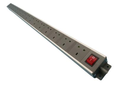 China 48 Inch Horizontal Muitifunction UK Power Distribution 16 Way Unit with Switch for sale