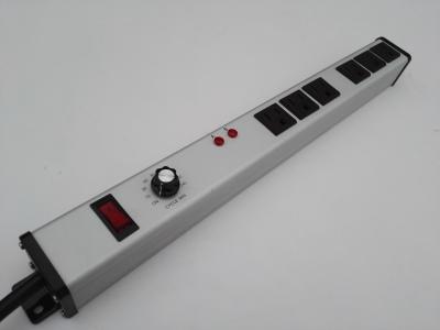 China Aluminum Alloy Adjustable Timer Power Outlet PDU Power Bar With Six Way for sale