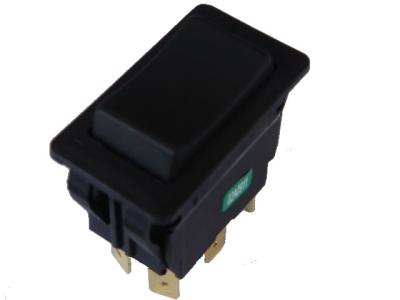 China AC Electric Power Switch On Off On Momentary 4 Terminal Black Color for sale