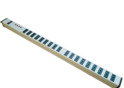 China Italy 18 Way Industrial European Power Strip Heavy Duty With Surge Protection for sale
