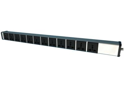 China Multifunction Network Intelligent PDU , 12 Jack Multi Plug Electrical Outlets IEC320 for sale