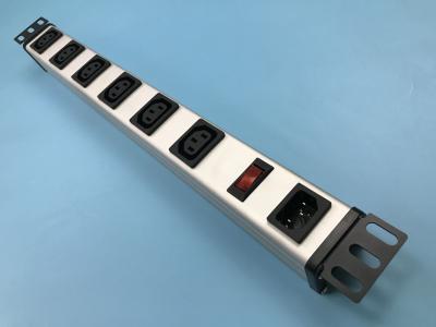 China C13 Outlets Metal Clips PDU Power Distribution Unit With Aluminum Shell for sale