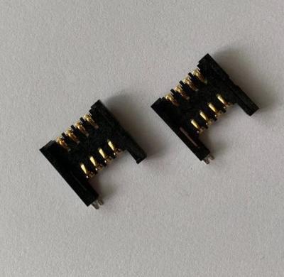Chine ABS de 30.34x17x2.4mm six Pin Micro Sim Card Connector à vendre