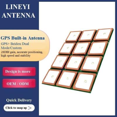 China ISO9001 GPS Glonass Antenna , GPS Ceramic Patch Antenna for sale