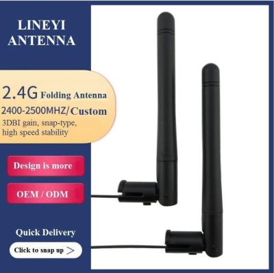 China SMA 3dbi Network Set Top Box 2.4G Collapsible Antenna for sale
