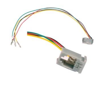 China JST SMF-01T-1.3 terminals 616L 4P4C with 1061 hook-up wire for interchanger connect wiring harness for sale