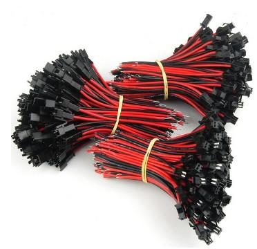 China Male To Female JST SM 4P 14AWG 2.50mm Cable Wire Harness , Led Light Connector for sale
