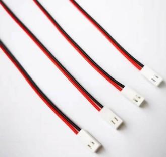 China 24AWG UL1007 Cable Wire Harness , 2.50mm JST 2 Pin Connector for sale