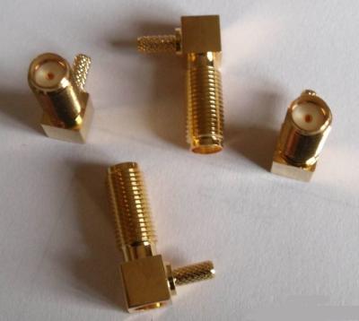 China SMA-KW1.5 50 Ohm 90 Degree Elbow Female RF Connector for sale