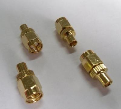 China High Frequency Threaded SMA To MCX RF Coaxial Connectors for sale