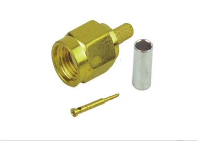 China OEM 50 Ohm Brass Semi Rigid Cable SMA Connector for sale
