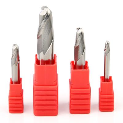 China Custom Tungsten Carbide End Mill Sharp Durable Cnc Ball Nose End Mill for sale