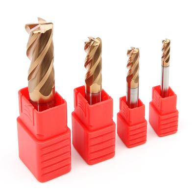 China 55 Degree Corner Radius End Mill Round Bullnose Milling Cutter Cnc Cutting Tool for sale
