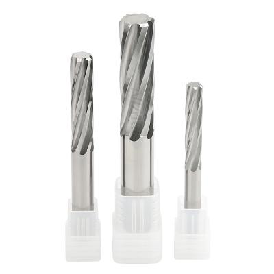 China Tungsten Carbide 6 Flute Spiral Flute Reamer CNC Thread Reamer For Aluminum for sale