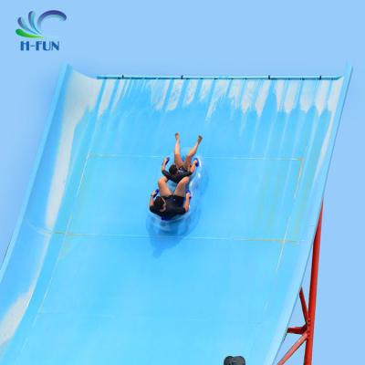 中国 New design 2 person inflatable water park tube clear blue Water slide tubes 販売のため