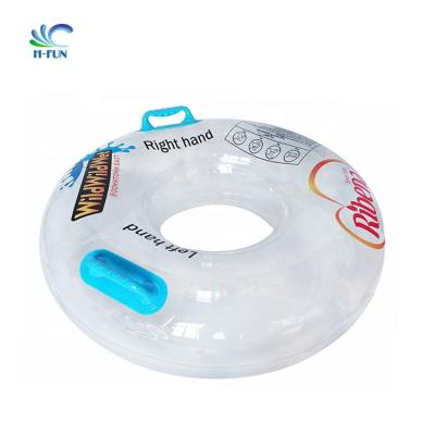 Chine heavy duty inflatable water park inner tube transparent waterpark tube clear lazy river tubes à vendre