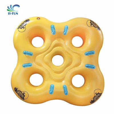 China Plastic Cloverleaf Rafting Water Park Tube Customized Logo à venda