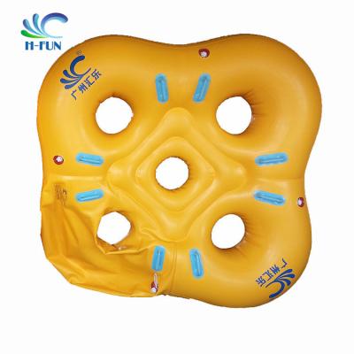China Seperate Air Chamber 1.0mm PVC Water Park Tube For Adults for sale