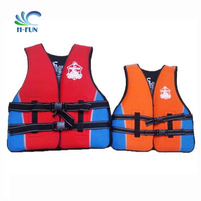 China Flexible Design and Adjustable Belt neoprene Life Jackets for Kids n Adult Water Park for sale
