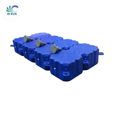 China Heavy Duty Plastic Floating Pontoon , Blue Hdpe Floating Pontoon Te koop