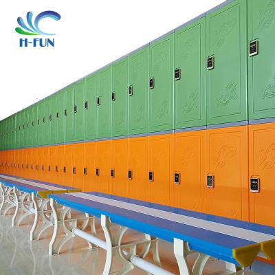China Heavy duty ABS plastic storage locker for changing room water park lockers Te koop