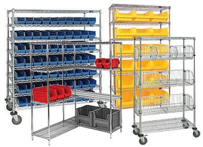 China Circulates Custom Size Modular Industrial Wire Shelving For Agriculture Use for sale