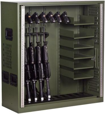 China 10 Gun Cabinet Double Door Heavy Duty Storage Locker , Heavy Duty Metal Storage Cabinet  for sale