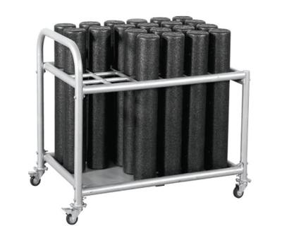 China Yoga Mat Fom Rolling Wire Shelving Units , Commercial Storage Racks With Wheels for sale