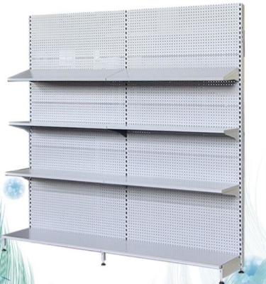 China Standard Size Single Faced Supermarket Display Racks 4 Layers For Vegetable for sale