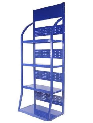China Metal Supermarket Display Racks Easy To Assemble And Saving Space for sale