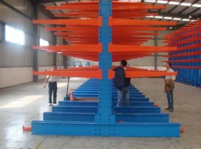 China 1000kg Loading  Heavy Duty Storage Racks / Cantilever Plywood Racks For Building Material for sale