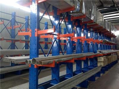 中国 500kg片持梁鋼鉄棚の金属配水管の青い直立した容易集まっています 販売のため