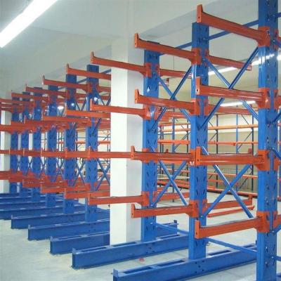 中国 産業家具の片持梁貯蔵の棚システム垂直コラム 販売のため