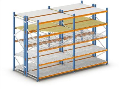 China Long Span Steel Light Duty Shelving For textile,leather storage for sale