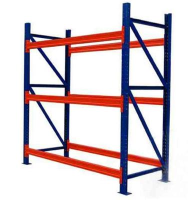 China Food Packaging Selective Warehouse Pallet Racking Multi Level Cold Roll Steel for sale