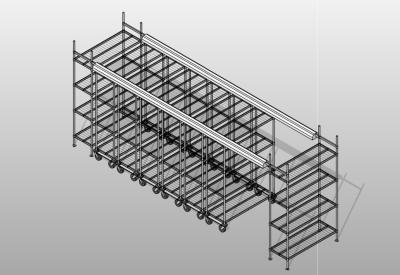 China FDA High Density Storage System / Heavy - Duty NSF Standard Rolling Shelving System Forfood Service for sale