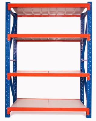 China 100kg Q235 Steel Metal Storage Shelves For Warehouse for sale