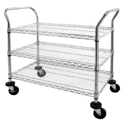 China 800lbs / Shelf SS Industrial Wire Shelving Units NSF Certificated for sale
