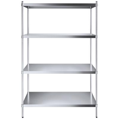 China 14'' Post Height 4 Tier Storage Unit , 445LBS Household Wire Shelving for sale