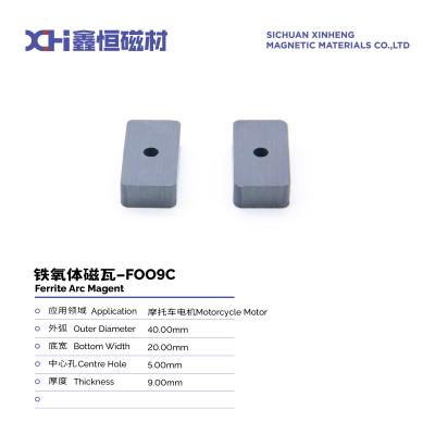 China Arc Strong Strontium Y30 Sintered Ferrite Magnet Y30 Y33 For Motorcycle F009C for sale