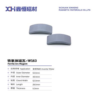 China 250 Tons Of Pressure Formed Hard Permanent Magnet Ferrite For Inverter Motors W163 for sale